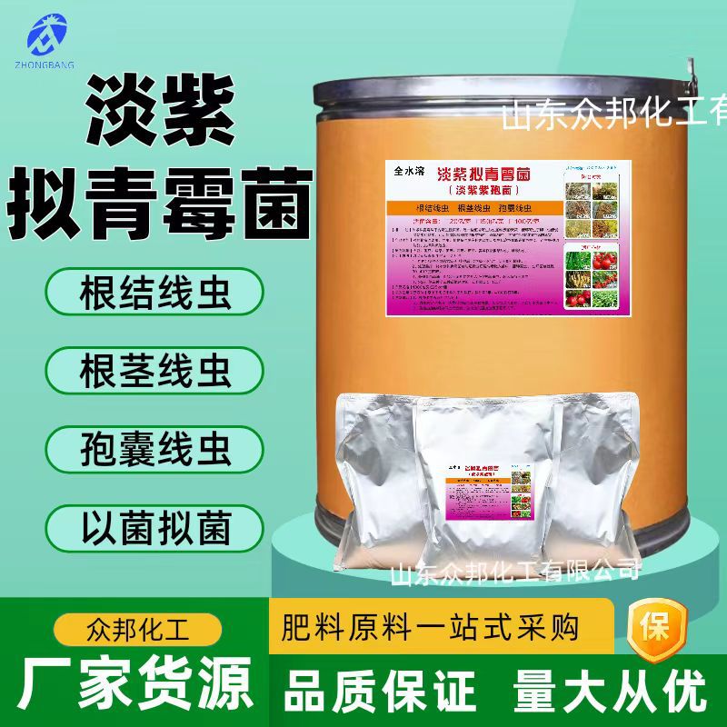 淡紫拟青霉菌 全水溶淡紫拟青霉 预防根结线虫根茎线虫淡紫紫孢菌