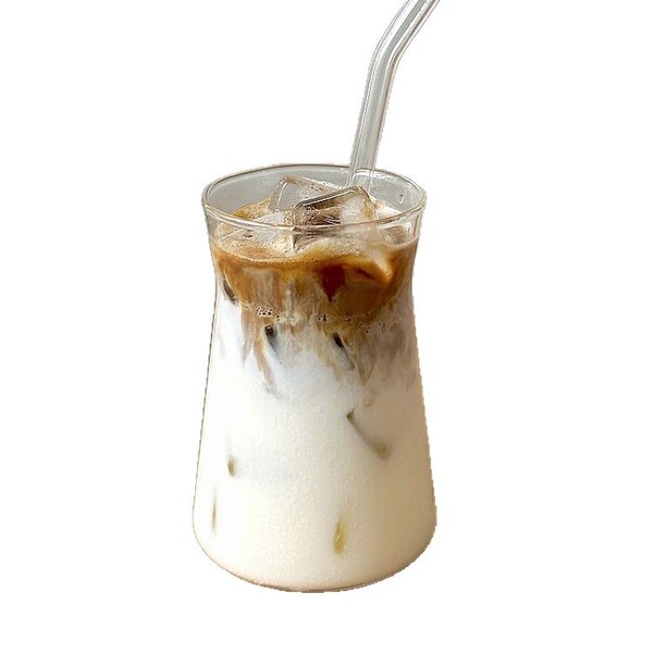 High borosilicate glass transparent thickened single-layer cup…