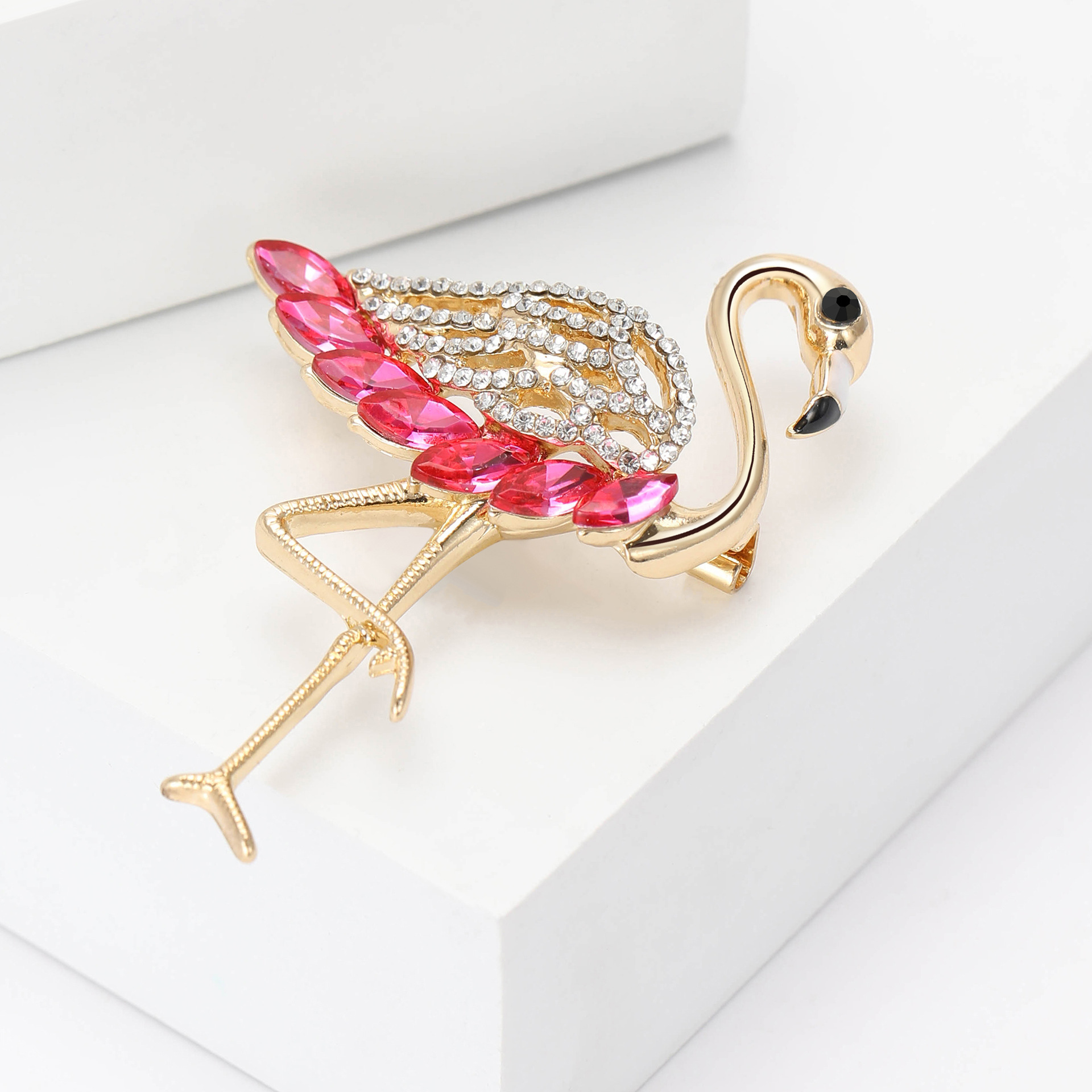 All Seasons Season Simple Style IG Style Pin Flamingo Alloy Women's Brooches