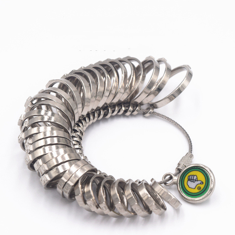 港度圈港度圈尺指环尺寸测量环圈标准小号港度圈铝合金 五金工具