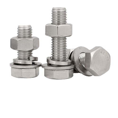 External hexagonal screw set 304 stainless steel external hexagonal bolt M18-36 photovoltaic accessories fasteners wholesale
