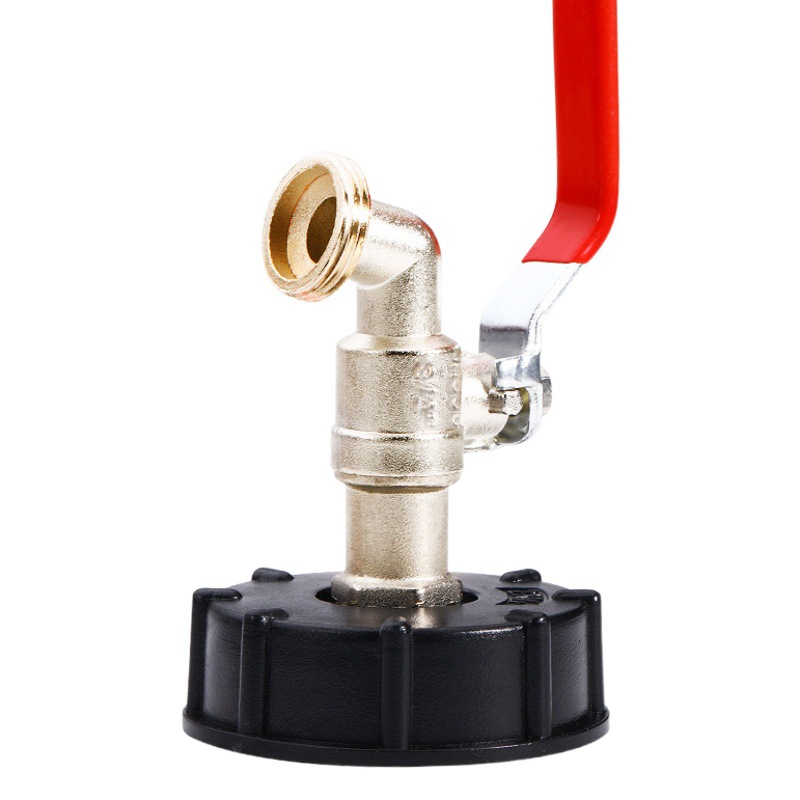 Transfronteriza tonelada barril accesorios tonelada barril conector IBC tonelada barril latón boquilla conector de agua de grifo de pezón de 1/2 pulgadas 3/4 de aleación