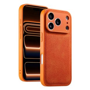 Retro Color Cross-Border Moon Pit Pattern Suitable for Apple 17 Phone Case Foreign Trade Iphone17Promax Leather Texture 13 Anti-Fall