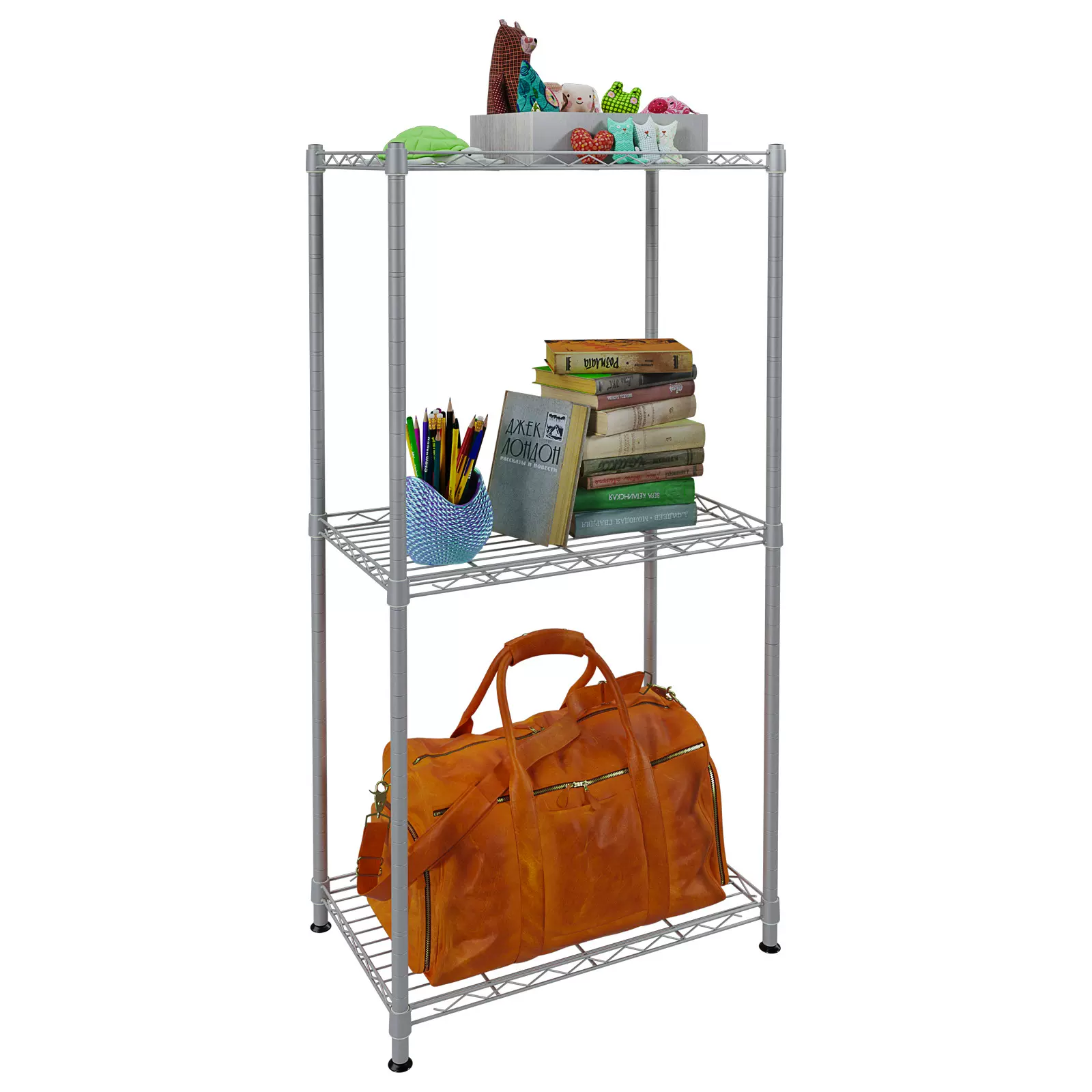 厂家厨房置物架多层落地收纳架多功能家用客厅简易书架卧室储物架