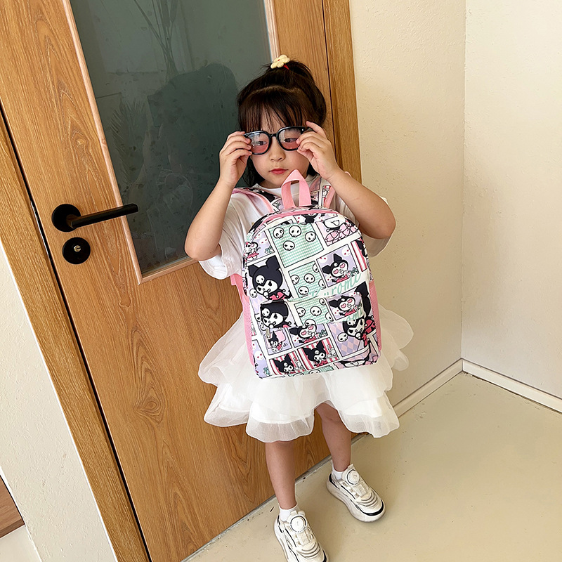 幼兒園書包女童2-7歲庫洛米兒童書包玉桂狗減負大班一年級雙肩包