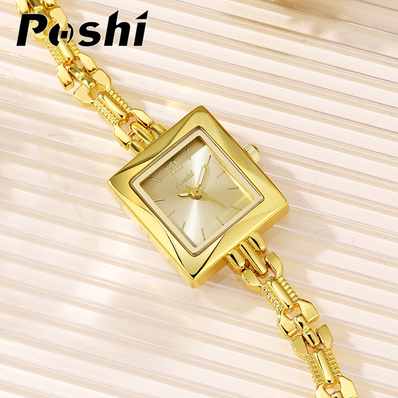 POSHI, lujo ligero, elegante reloj para mujer, reloj de cuarzo de moda, comercio exterior transfronterizo, punto Douyin, una generación
