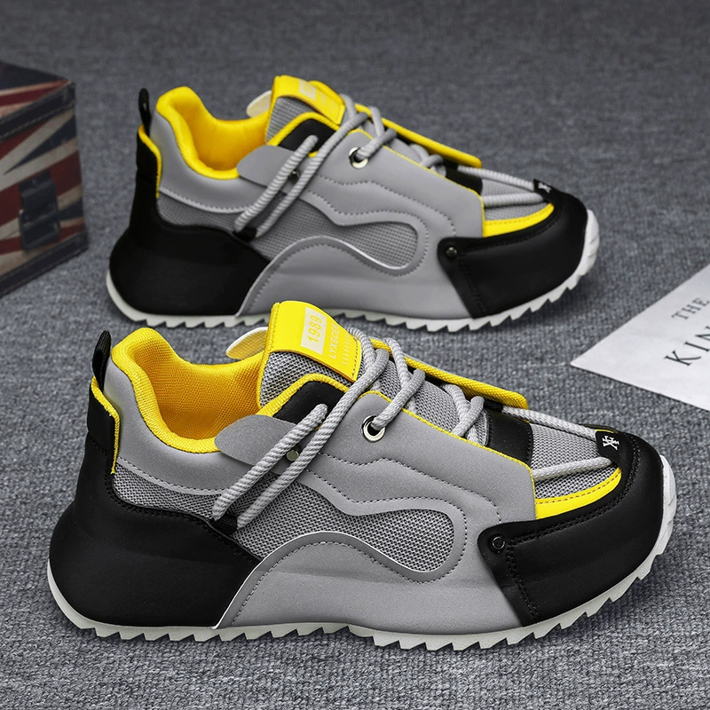 Сетка oversized спортивная обувь, платформа повседневной высокой обуви, большой размер