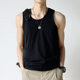 American Trendy Brand Pure Color Sports Vest Men's Summer Basic Fitness Casual Versatile Slim Sleeveless Vest Top