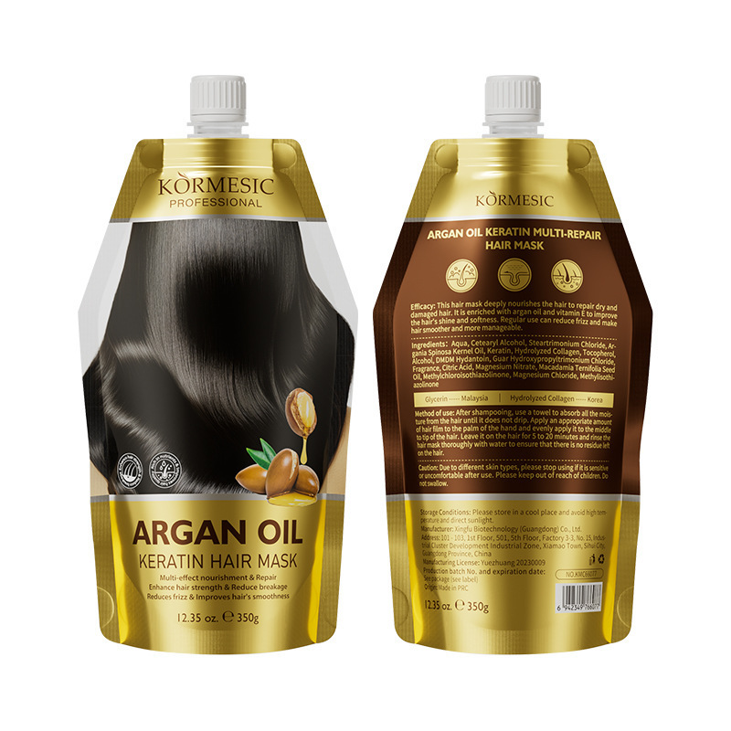 Filipinas FDA máscara para el cabello de queratina de aceite de nuez KORMESIC máscara para el cabello fabricantes de comercio exterior al por mayor image 6