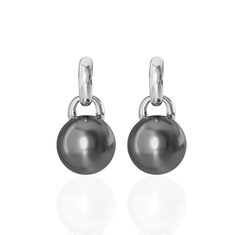 16g Weight 925 Sterling Silver Ear Needle Material Pearl Inlay Material Ear Cuffs, Ear Studs Classification 1 Pair Quantity Banquet, Daily, Date Occasion Copper Material Geometric Pattern All Seasons Season Women's Gender Plating, Inlay Design Elegant Style 1 Pair Elegant Geometric Plating Inlay Copper Pearl Ear Cuffs Ear Studs 4