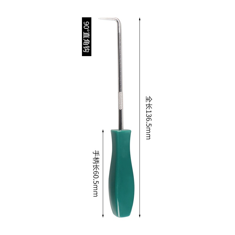 Gancho de ángulo recto de 90 grados - único (sin embalaje)