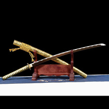 龙泉市刀剑日式指挥刀居合道一体龙骨宝剑防身冷兵器收藏品未开刃