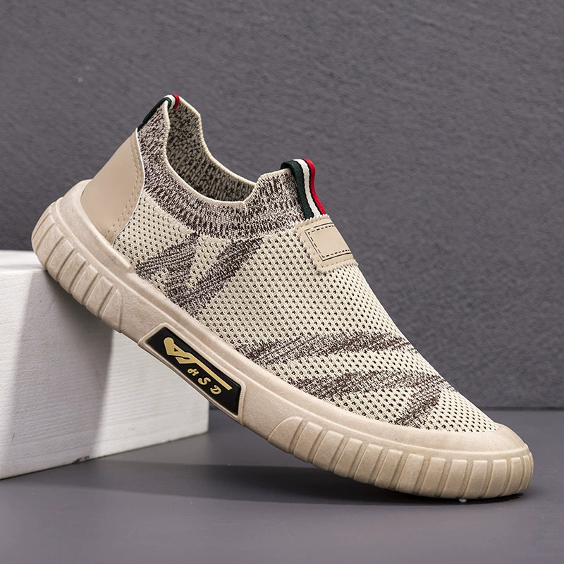 Summer breathable sneakers for leisure, shoes, trend socks, comfortable footwear