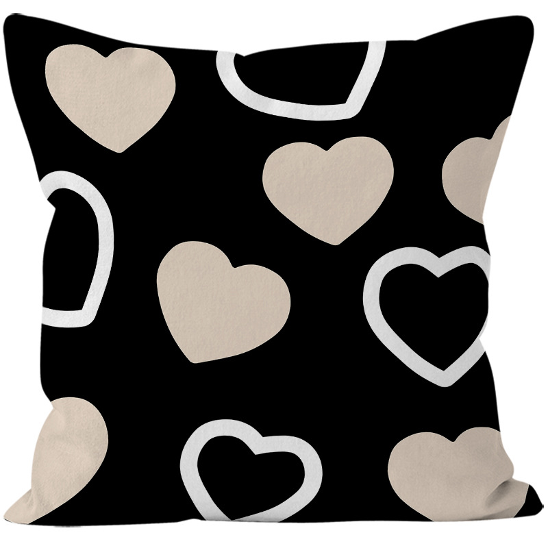 Simple Style Color Block Super Short Velvet Pillow Cases display picture 3