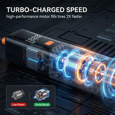 Electric Car Tire High-Pressure – Hava nasosu
