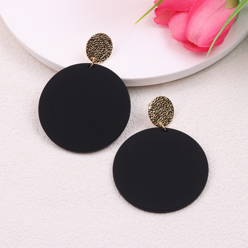 Nordic Style Round Arylic Women's Drop Earrings display picture 14