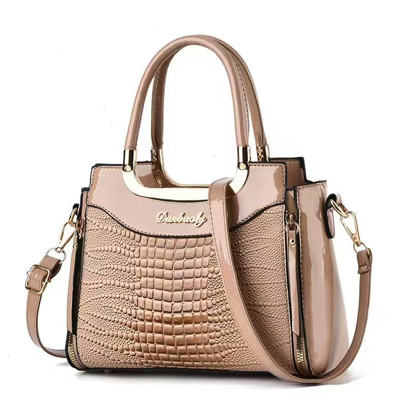 Bolsos bolsos Taizhou bolsos de mujer Platinum piel brillante patrón de cocodrilo bolsos de mujer textura transfronteriza todo-fósforo comercio exterior bags