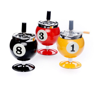 Billiard Ashtray Is Suitable for Billiard Halls to Use as Decorative Billiard Accessories, Billiard Room Supplies, Office Decorations, Front Desk
