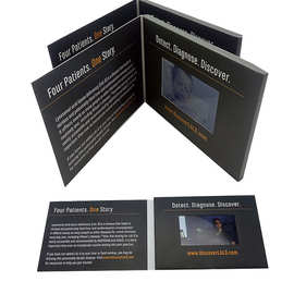 4.3寸宣传册  视频贺卡  视频手册  LCD视频册子  显示屏宣传册