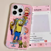 Чехол для iPhone, бренд Apple, совместим с iPhone 16, iPhone 16 Pro, мультяшный дизайн, новая коллекция, iPhone 15 Pro Max