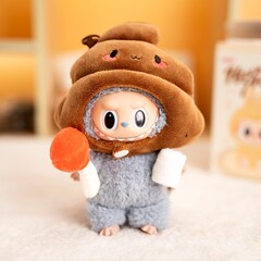 ラブブベビー服 うんち3点セット 第1世代・第2世代 ラブブ人形服 17cm ヘッドギア 卸売ベビー服メーカー