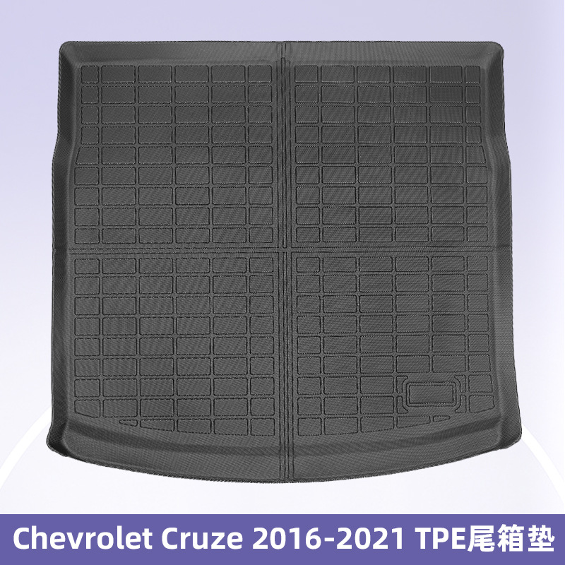 Aplicable a Chevrolet Cruze 2016 - 2021 TPE Foot Pad 3D All Weather Material Backpack Pad