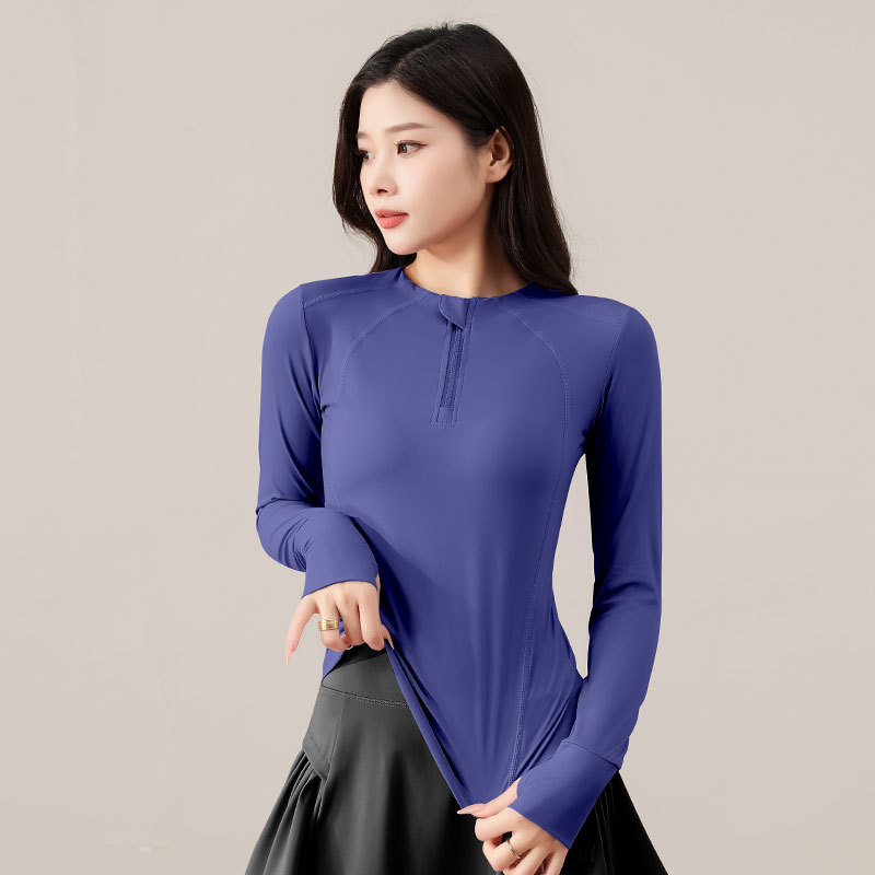 テニス服女性秋冬ランニングスポーツスーツ2024新型朝ランニング服ファッションヨガスカート長袖フィットネスウェア