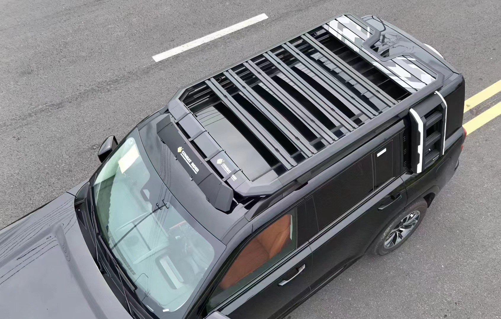 Harvard H9 roof rack ladder schoolbag side account off-road modified roof platform outdoor storage rack travel rack