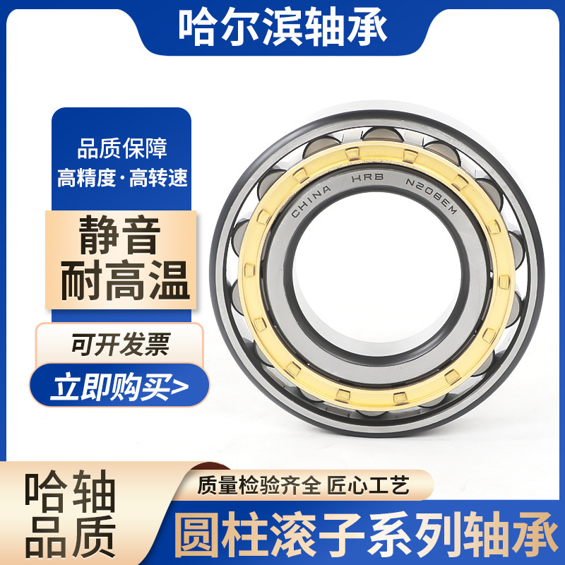 二类滚子轴承N203EM N205EM N208EM N209EM哈尔滨圆柱滚子轴承