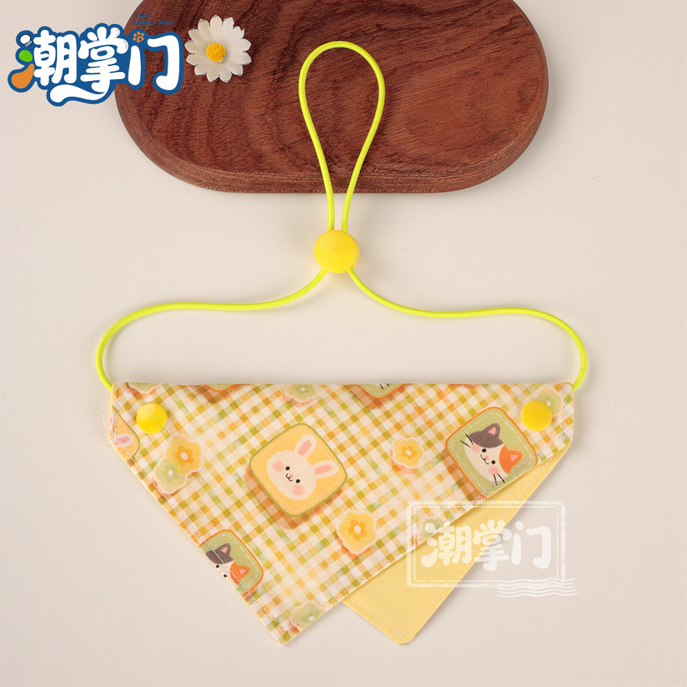 68 triangle scarf-chunye mengge / S size: suitable for neck circumference 17cm-27cm