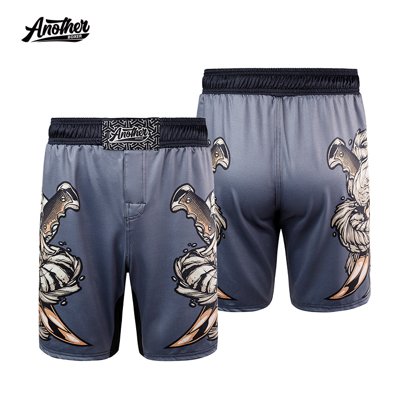 Anotherboxer Double Blade Snake Mixed Martial Arts Shorts Mma Four-Way Stretch High Elasticity Brazilian Jiu-Jitsu Training Shorts