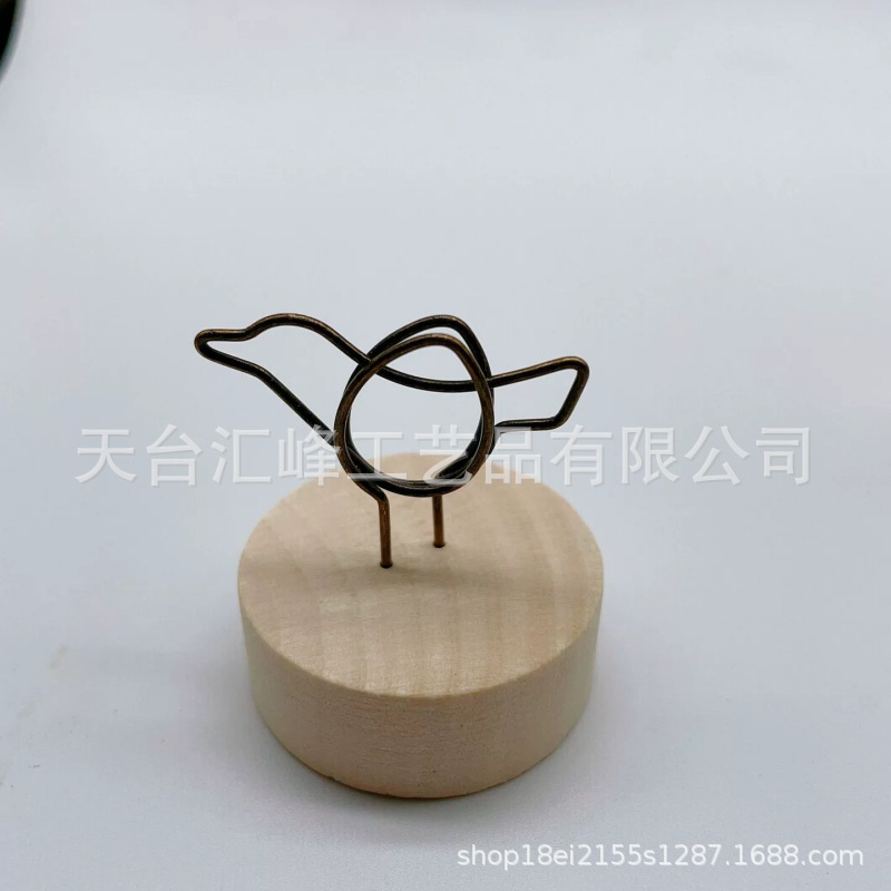 クロスボーダー原木ノートフォトクリップカード名刺縦型シンプルメッセージかわいい木製ノート装飾装飾品|undefined