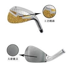 高尔夫球杆高端软铁沙杆62°大角度沙杆PVD金+水镀工艺高抛挖起杆