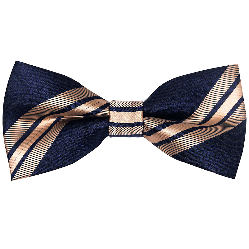 Bowtie m's formal attire, Korean version of trdy double layered groom's wedding, solid color bow tie for m and_voghion.com