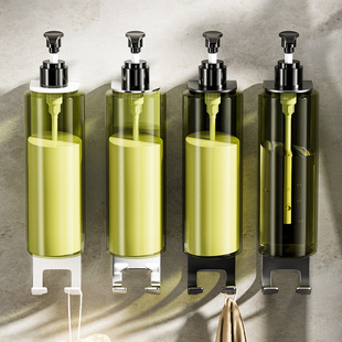 Soap Dispenser Holder Wall-Mounted Hotel Apartment Bathroom Shower Gel Rack Homestay Shampoo Rack Simple Storage
