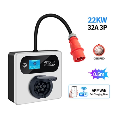 New Energy Charger Portable Elektrikli avtomobil şarj cihazları - portable-charging-station-22kw-pile-type