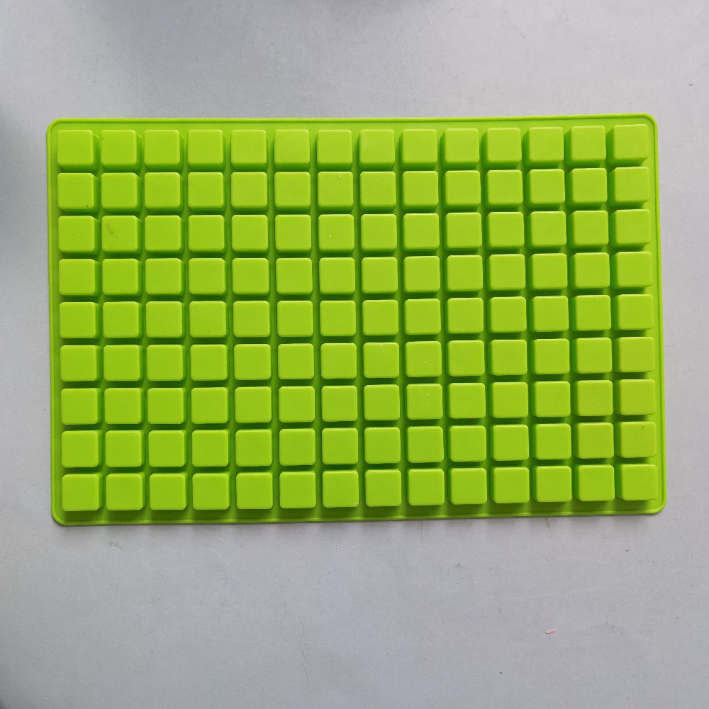 126 cuadrados de hielo 409 molde de silicona de chocolate molde de hielo DIY galletas pudín molde de horneado