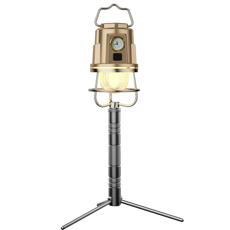 Luz de camping al aire libre transfronteriza carpa atmósfera Luz Retro camping luz LED carga campamento luz colgante