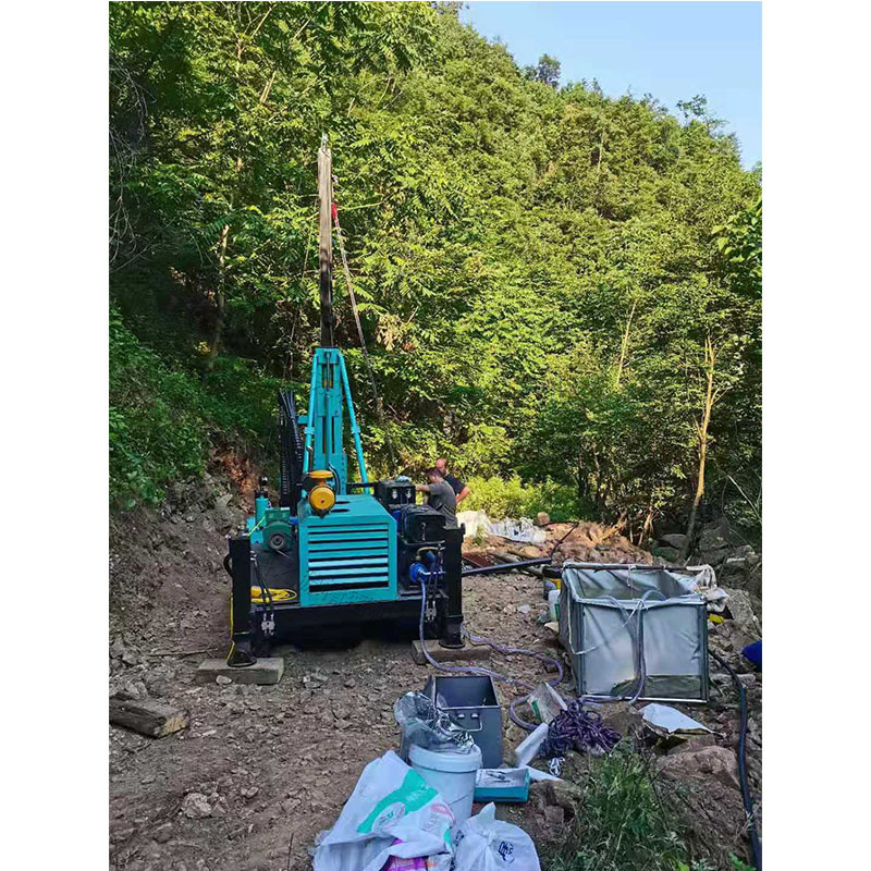 全液压履带式勘探钻机 0-300米矿山勘探取芯钻机 地质钻探打孔机