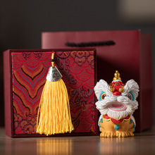 创意招财醒狮高级感摆件中国特色礼品佛山文创舞狮工艺品生日礼物