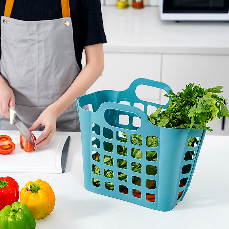 Foldable Laundry Basket for Dirty Clothes Storage, Bathroom Wall-mounted Home Laundry Helper