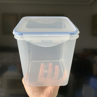500 grams of pet supplies freeze-dried packaging barrel buckle cover with sealing strip 3L liter capacity can hold 1kg of powder