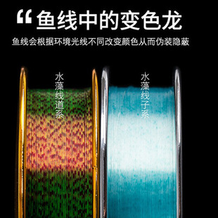 Fishing Line Factory 2024 50m New Color Changing Spotted Invisible Fishing Line Fishing Gear Wild Fishing Wear-Resistant Sea Fishing