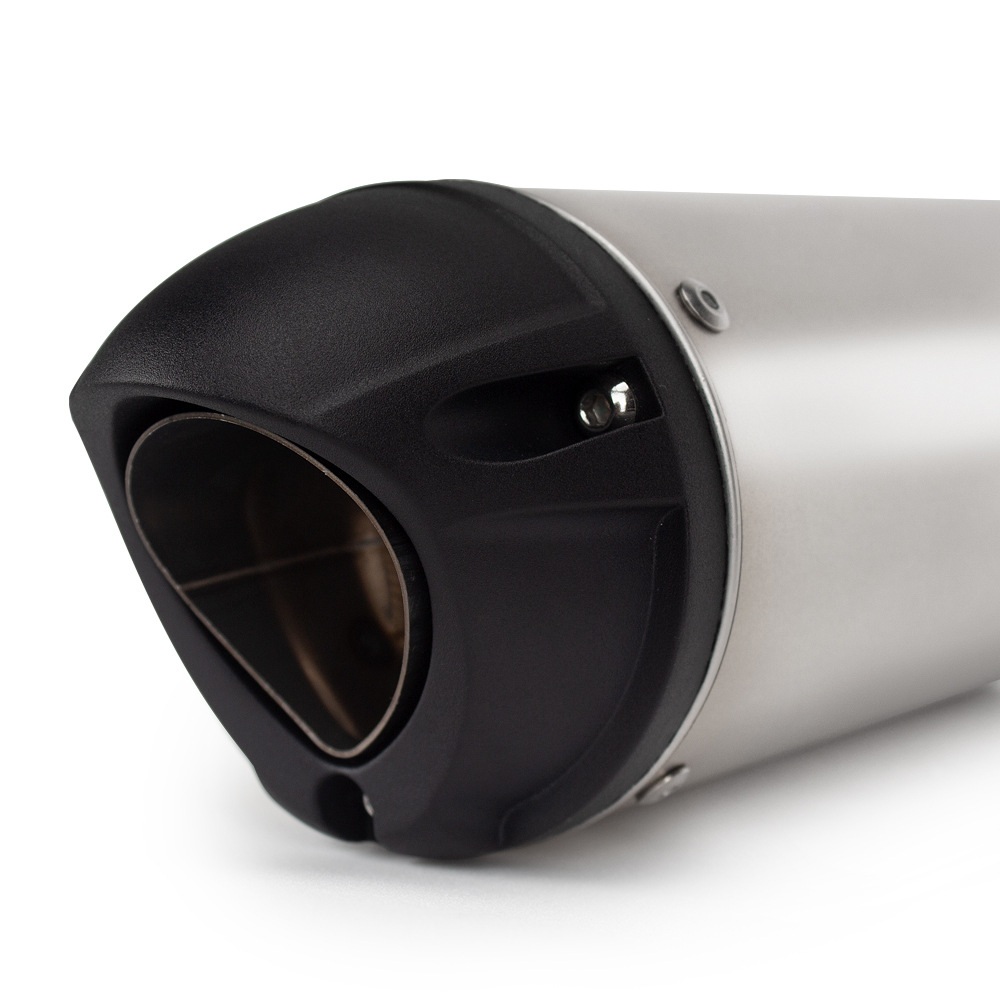 Motorcycle Exhaust Pipe Mt07 Front Section Sc Duckbill Tail Section 675Sr Cbr400 Rc390 2014-2024