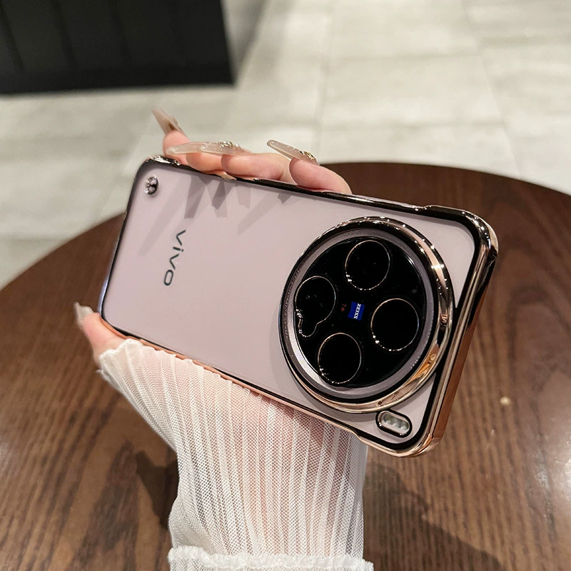 【То же Micro Pink】Подходит для vivox200promini чехол для мобильного телефона новый ультратонкий электролитовый бескаркасный x