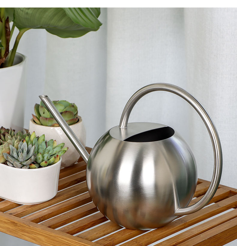 手提球形淋花壶1L-砂光