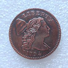 �¹Ź���Ʒ����1794 1795 Flowing Hair Large Cent ���Ӳ���ղ�