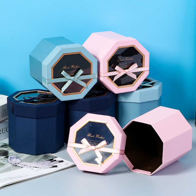 透明时尚精美伴手礼盒糖果水晶球礼物收纳礼品盒手拎送礼单盒