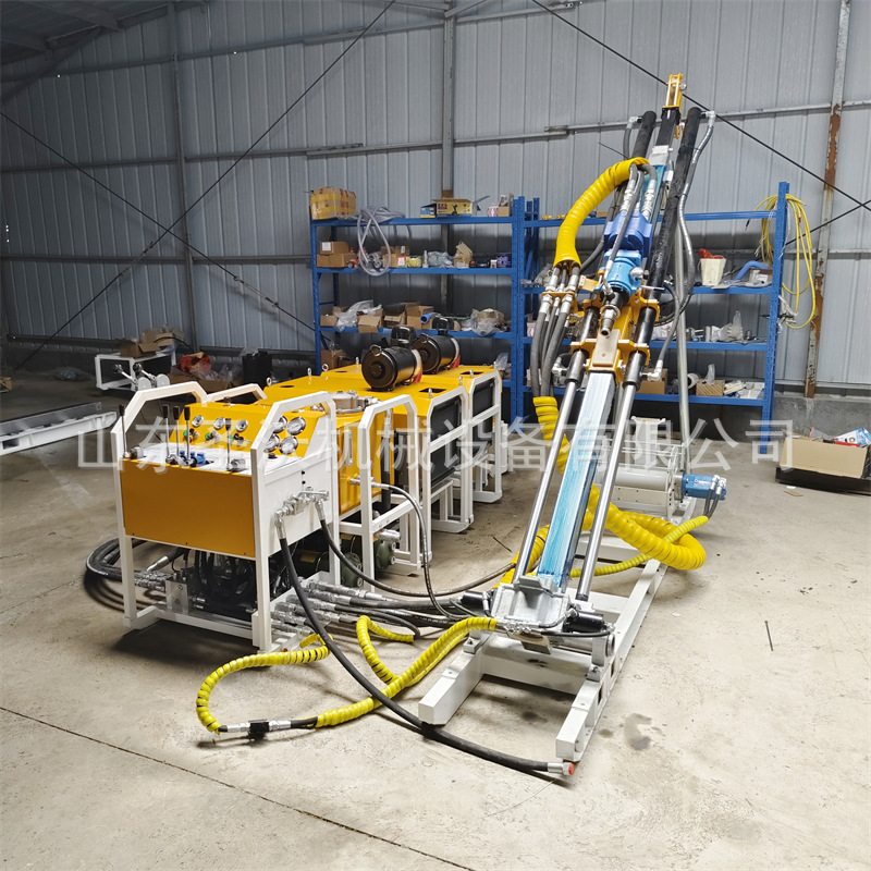 矿山勘探全液压取样钻机便携式绳索取芯钻机 履带两用岩心钻机