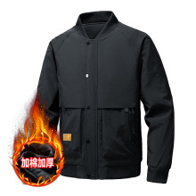 2025新款冬季加厚棉衣男士立领时尚休闲保暖加棉高品质棉袄外套